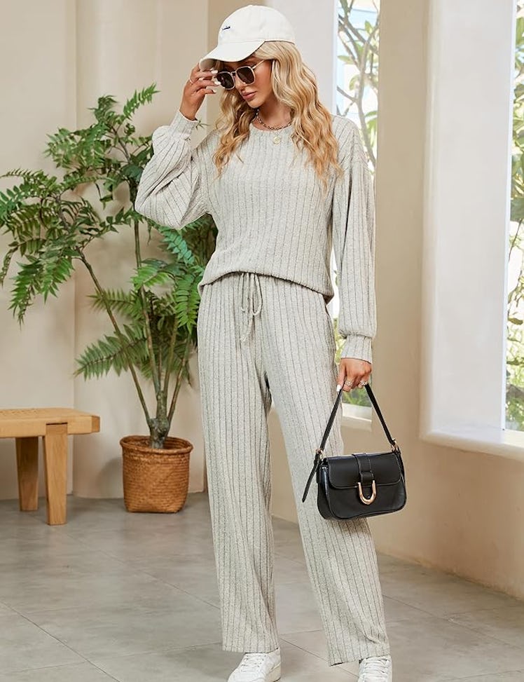 Blooming Jelly Long-Sleeve Lounge Set (2 Pieces)