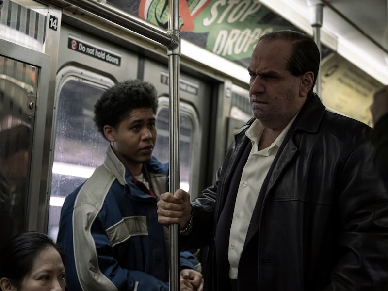 Rhenzy Feliz and Colin Farrell in The Penguin