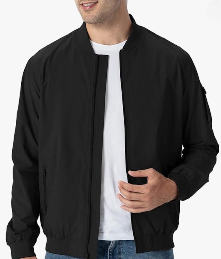 TBMPOY Men's Lightweight Bomber Jacket