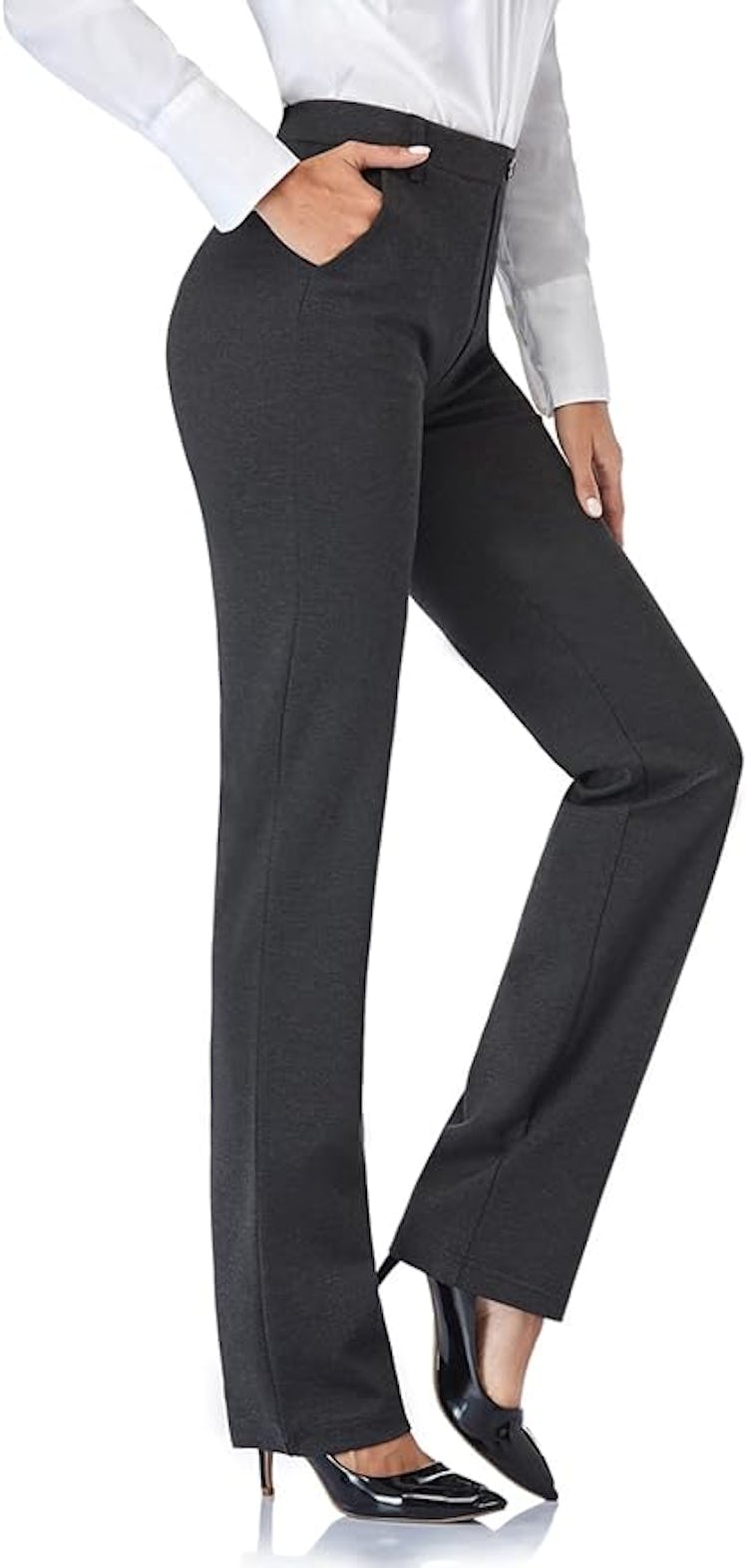 Tapata Stretchy Straight Dress Pants