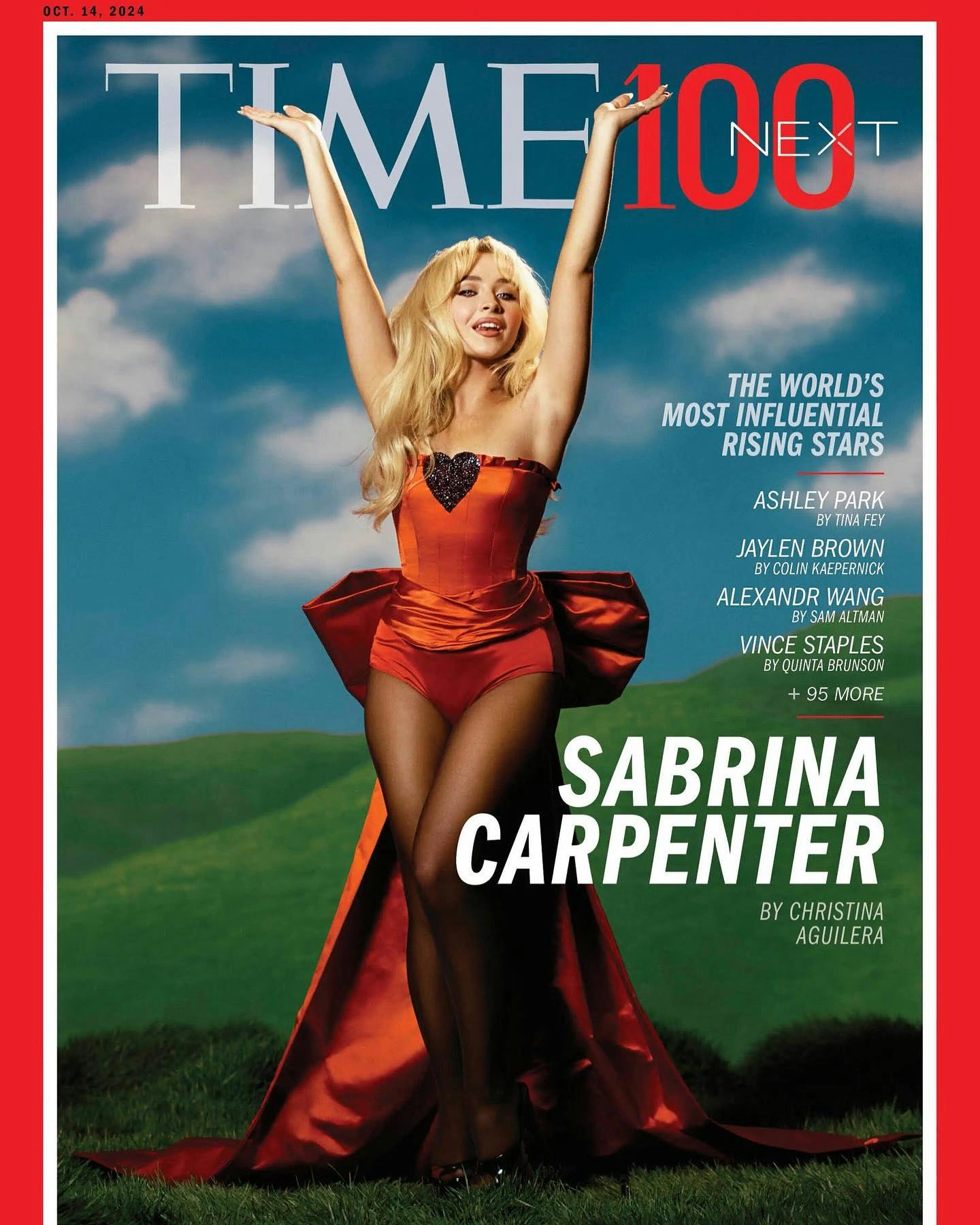 Sabrina Carpenter forgot to wear pants on her &lsquo;Time&rsquo; cover.