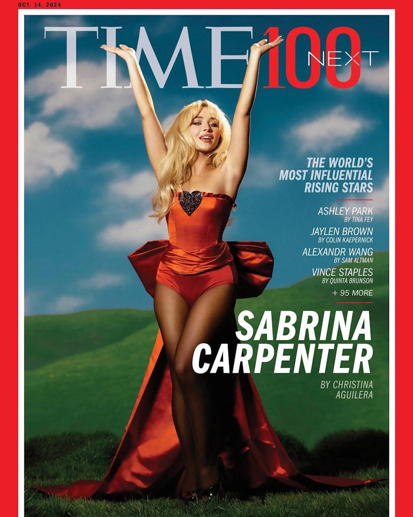 Sabrina Carpenter forgot to wear pants on her ‘Time’ cover.