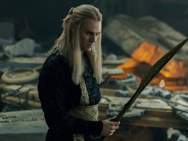 Charlie Vickers as Sauron in The Lord of the Rings: The Rings of Power