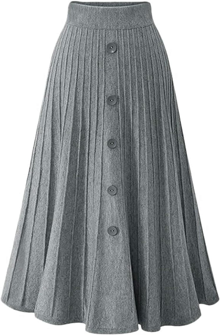 Youhan Pleated Knitted Skirt