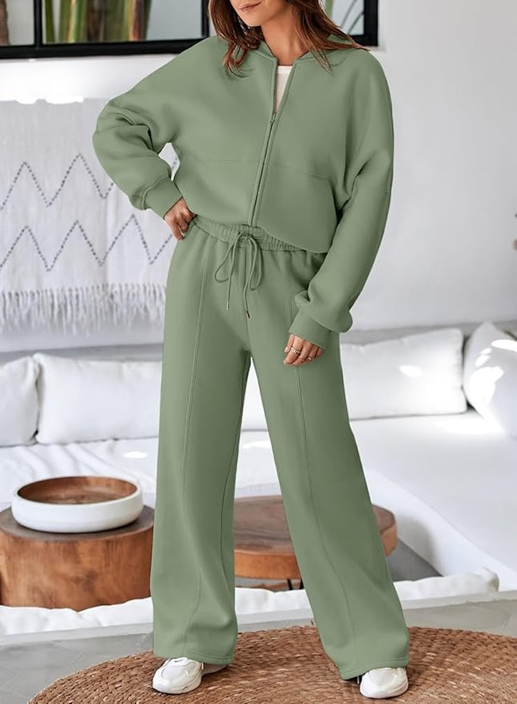 Aleumdr Fleece Sweatsuit (2 Pieces)