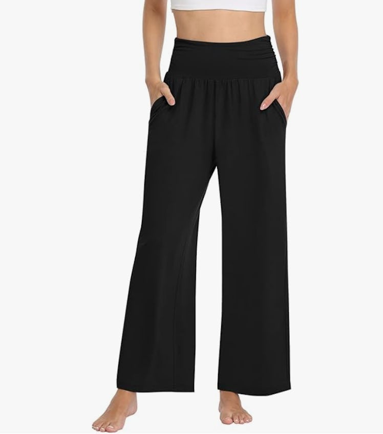 TARSE Wide-Leg Casual Yoga Pants