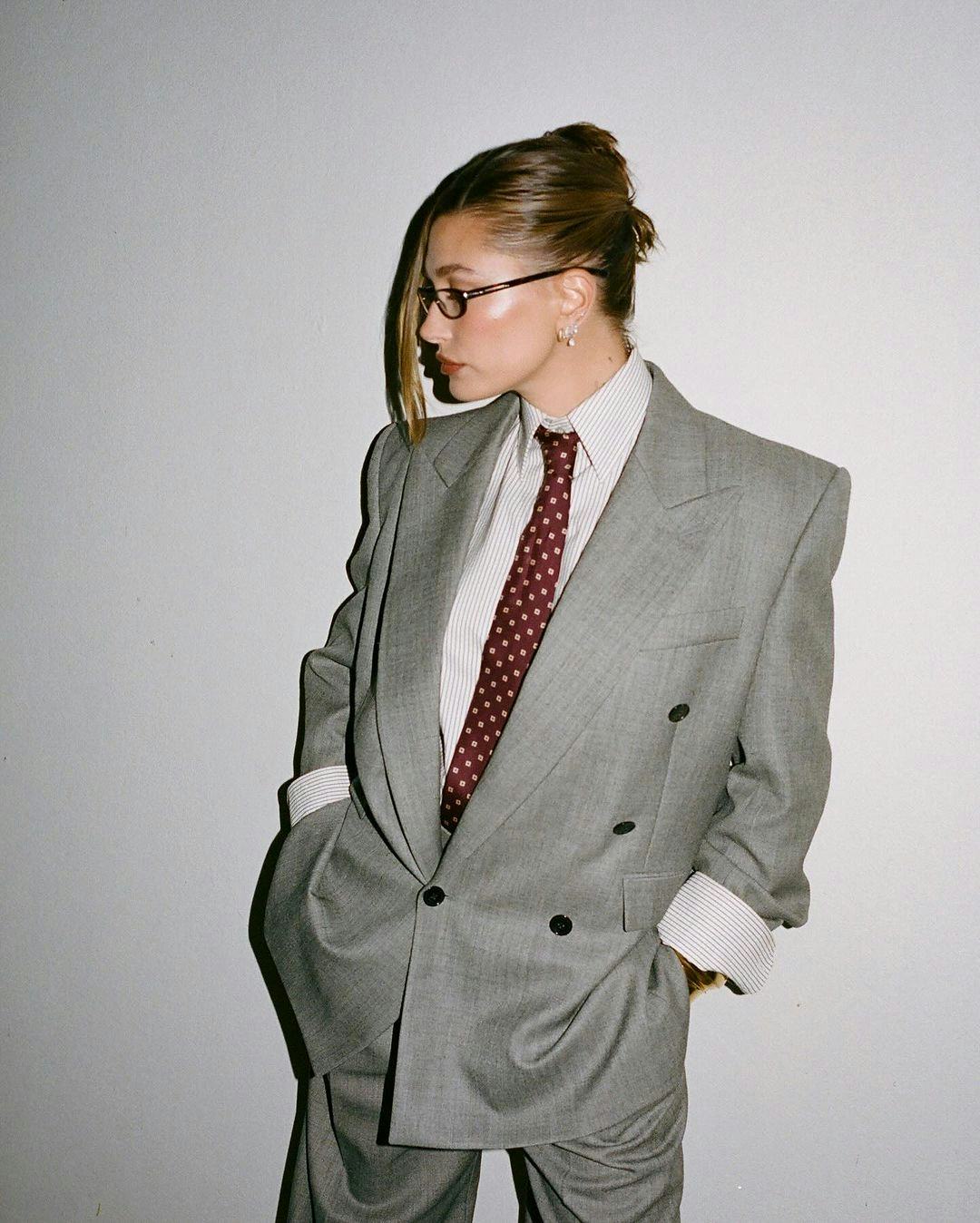 Hailey Bieber menswear for fall 