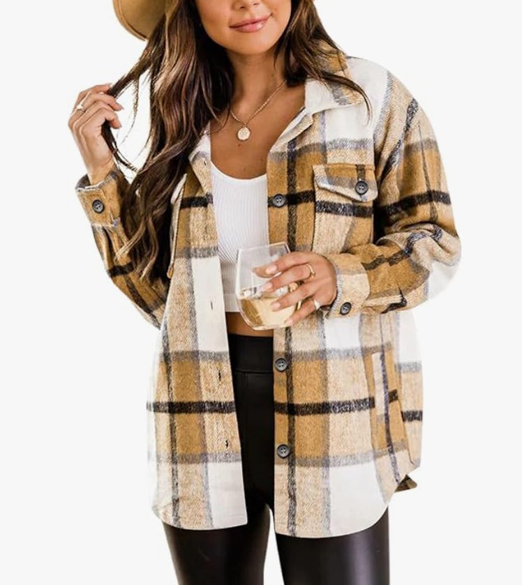 Beaully Flannel Plaid Shacket