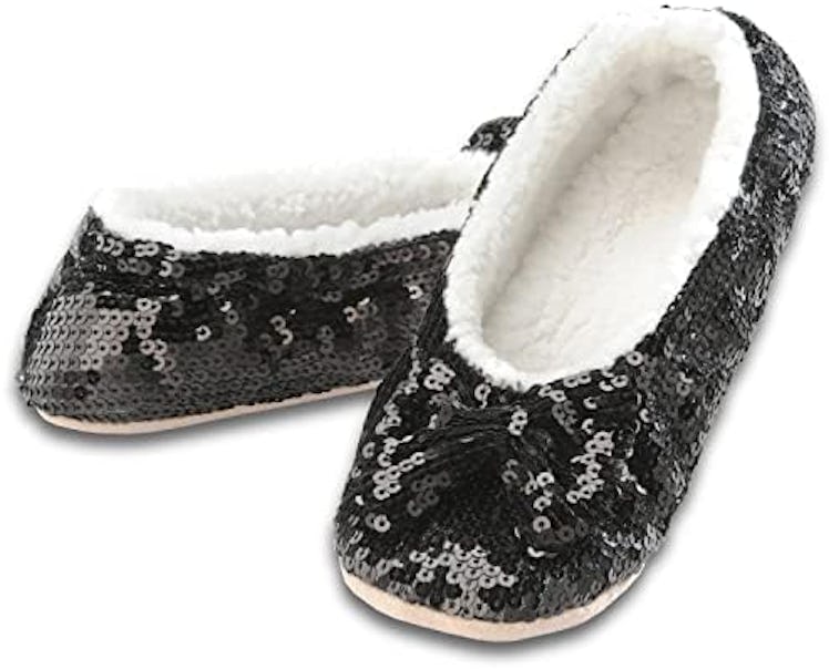 Snoozies Ballerina Bling Slippers