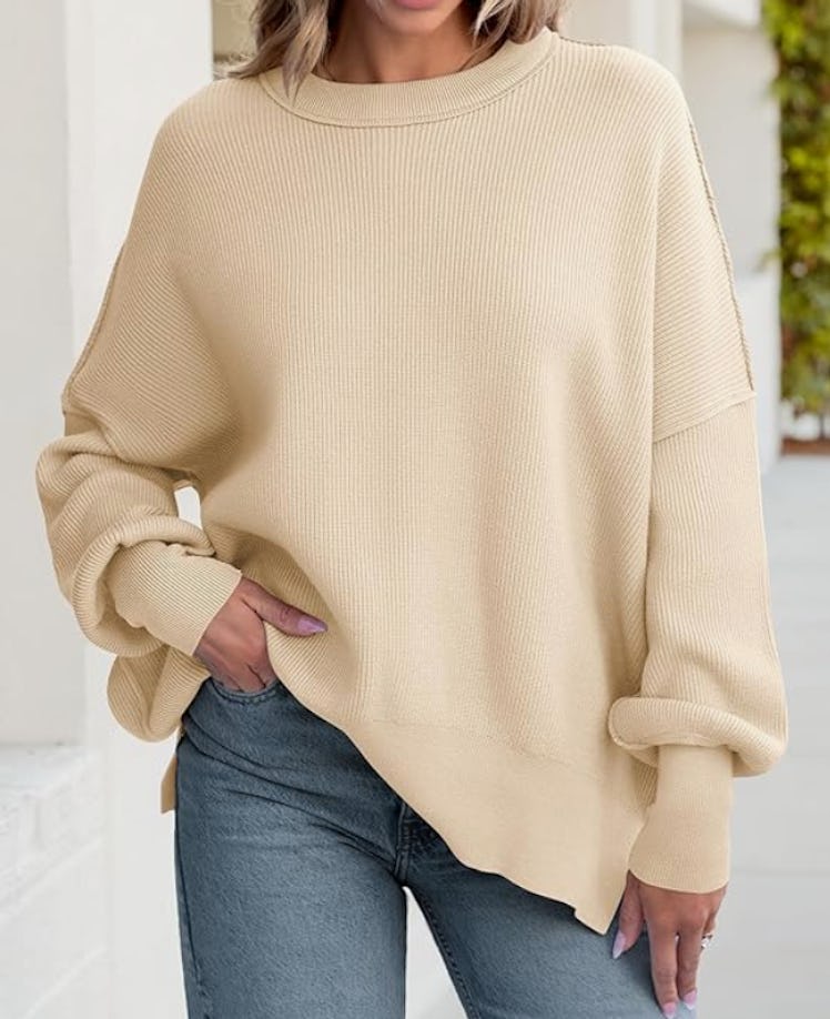 ANRABESS Crewneck Batwing Sweater