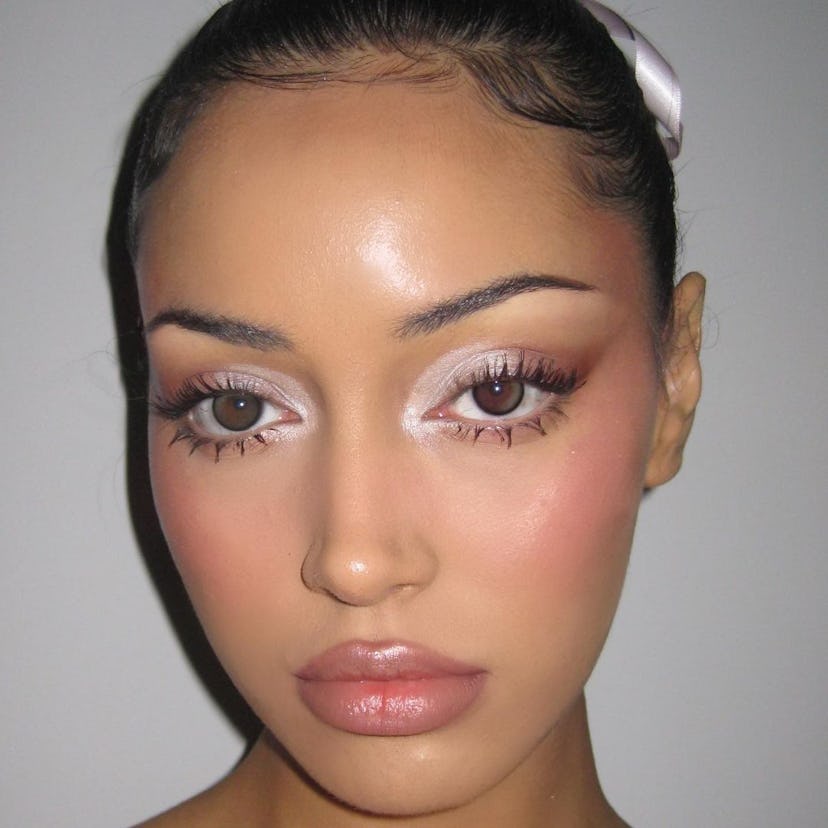 Pilates princess makeup looks feature sweat-proof glam and shades of pink.