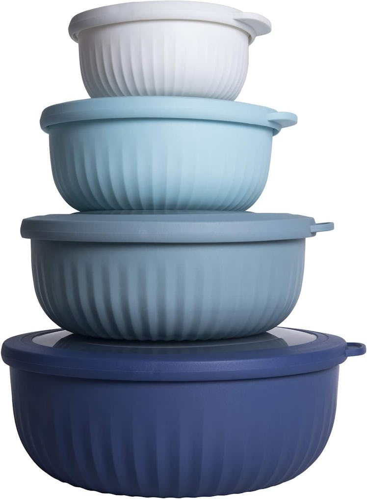 COOK WITH COLOR Prep Bowls with Lids (8-Piece Set)