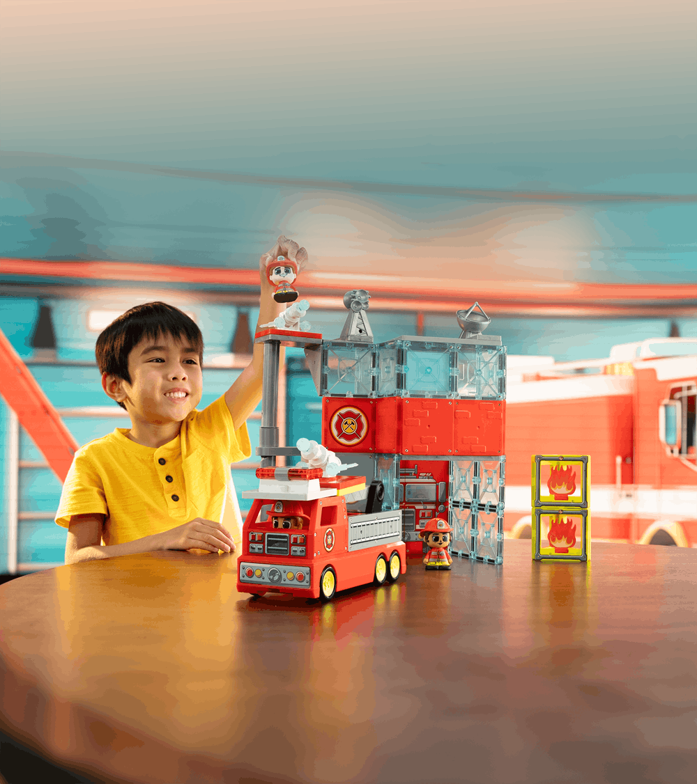 This Is Not A Drill — Tile Town Came Out With A Fire Station & It's Available On Amazon