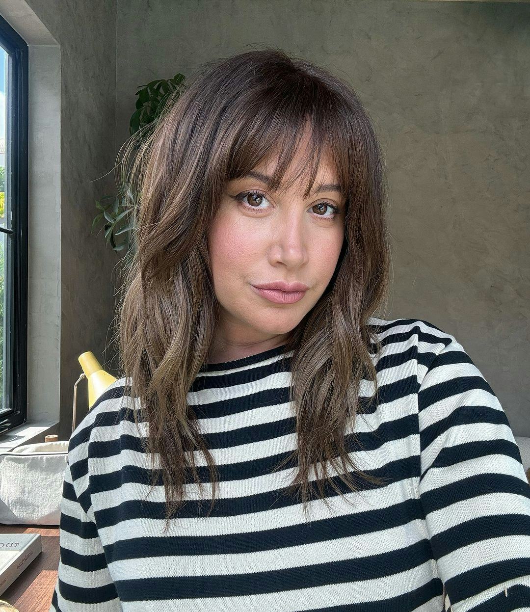 On Oct. 30, Ashley Tisdale transformed her vibe with cool-toned brunette hair and a shaggy &rsquo;70s chop&hellip;