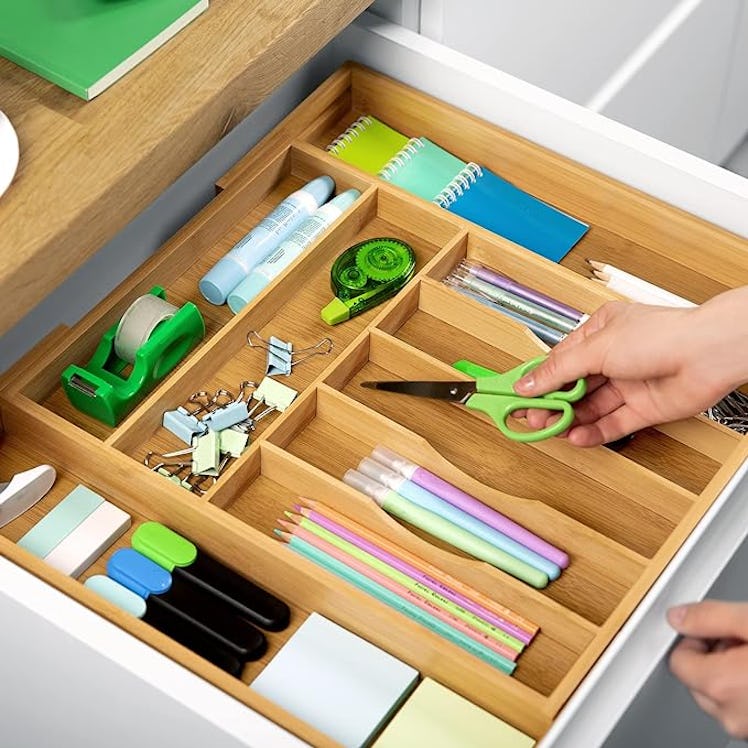 ROYAL CRAFT WOOD Bamboo Drawer Organizer