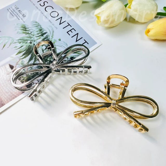 Bow Hair Claw Clips