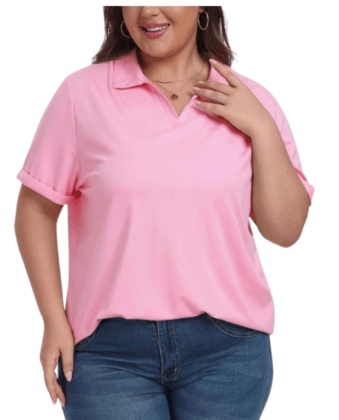 MoFiz Pink Polo Shirt