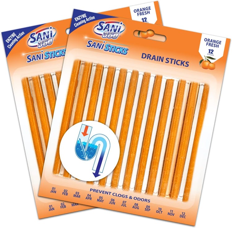 SANI 360° Sani Sticks Drain Cleaner and Deodorizers (24-Pack)