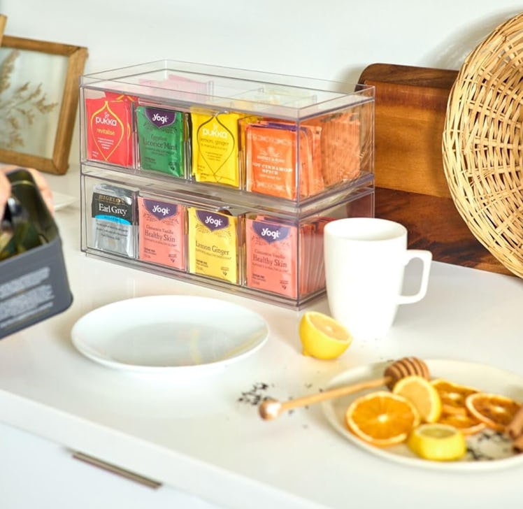 InterDesign Plastic Tea Bag Organizer