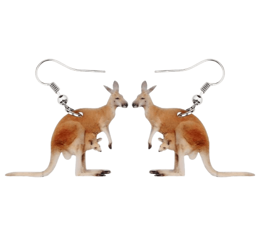 Australian Kangaroo Earrings