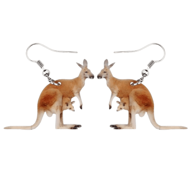 Australian Kangaroo Earrings