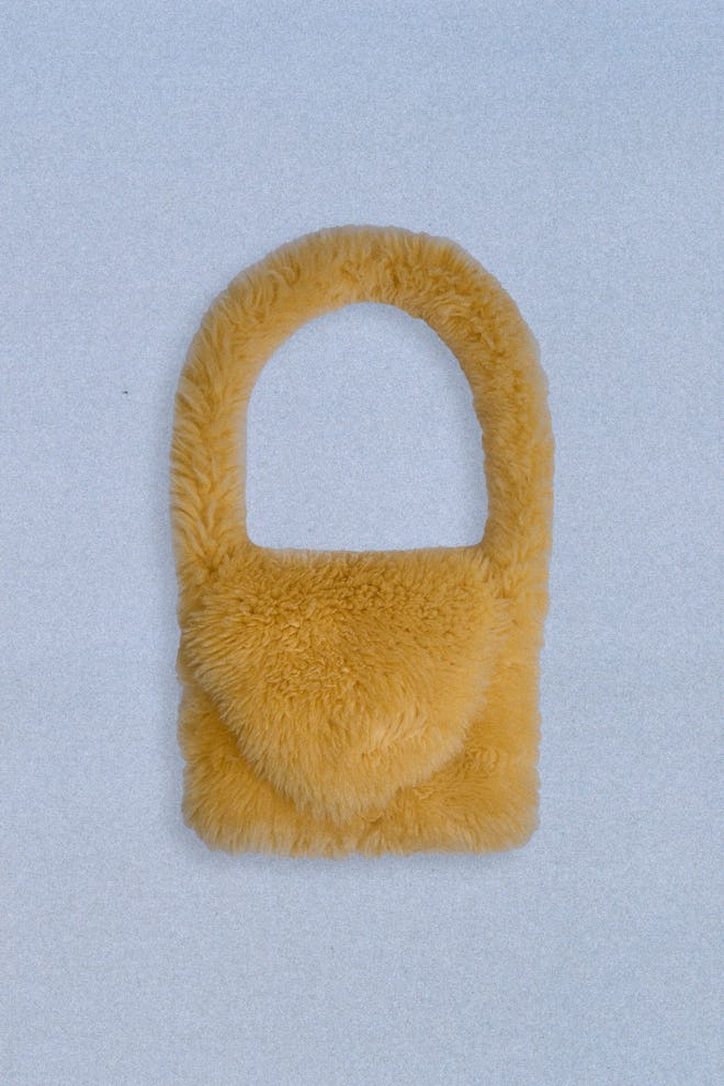 Shearling Messenger Bag