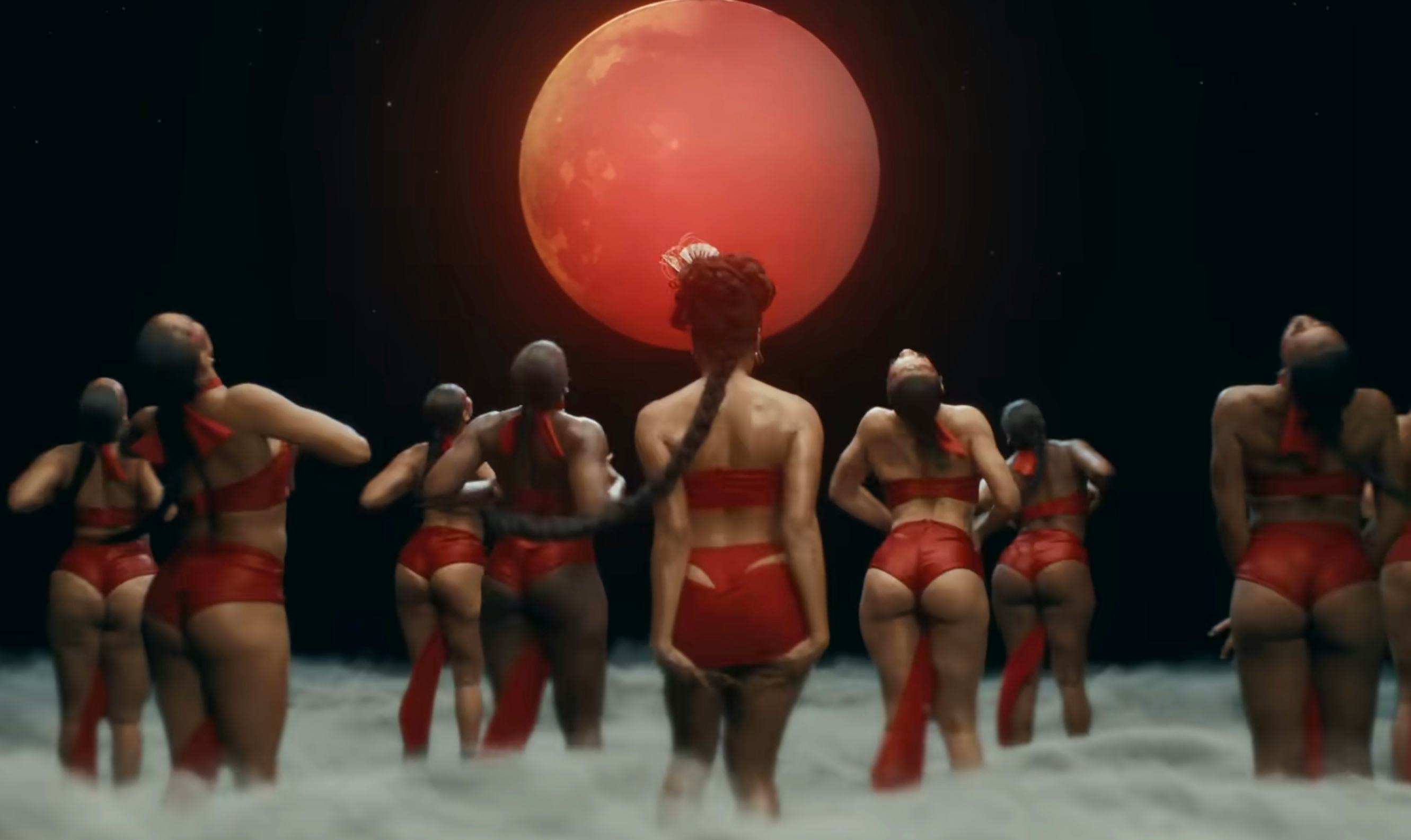 Megan Thee Stallion&rsquo;s Y2K &lsquo;fit featured a whale tail and revealing top.