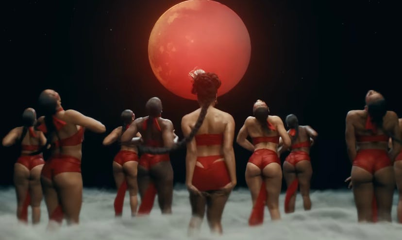 Megan Thee Stallion's Y2K 'fit featured a whale tail and revealing top.