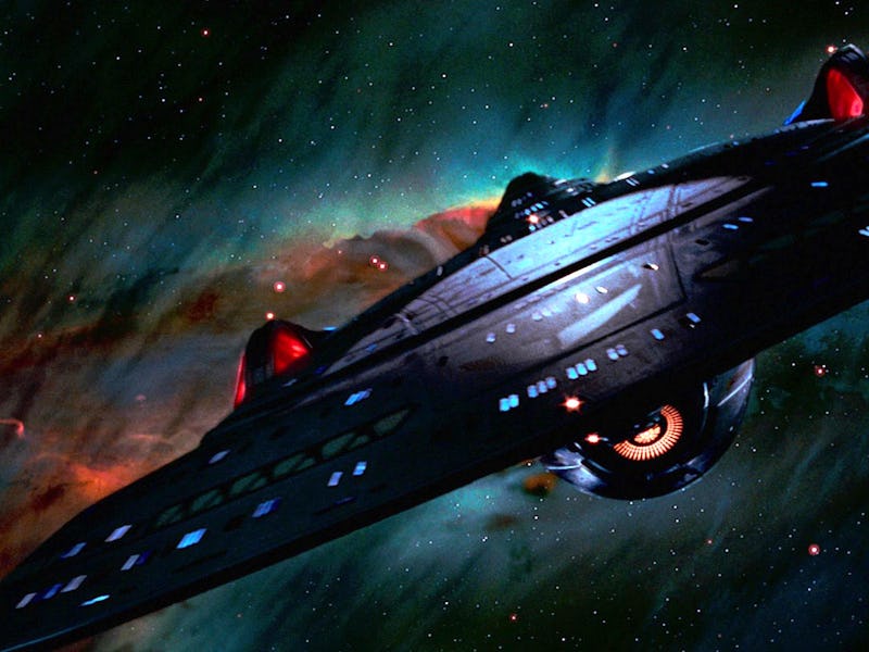 The USS Enterprise-E in 'Star Trek: First Contact' (1996)