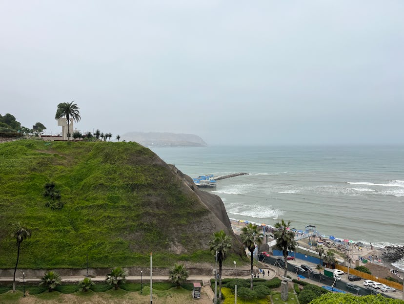 The view from Love Park in Miraflores neighborhood of Lima.