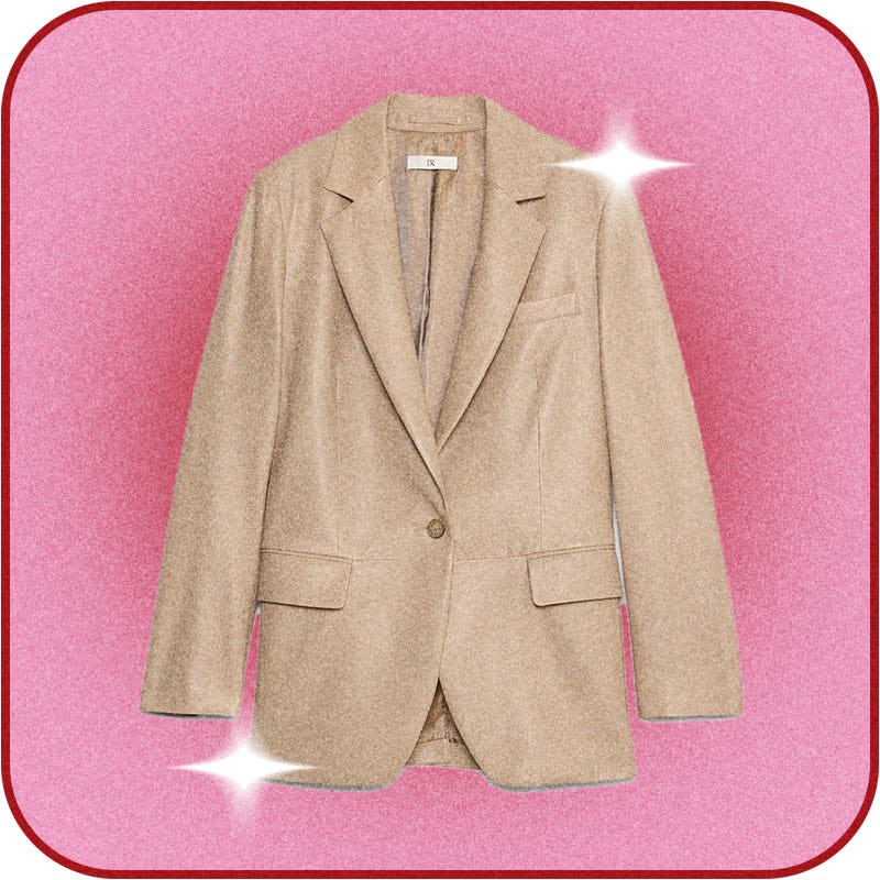 Boyfriend Leather Blazer