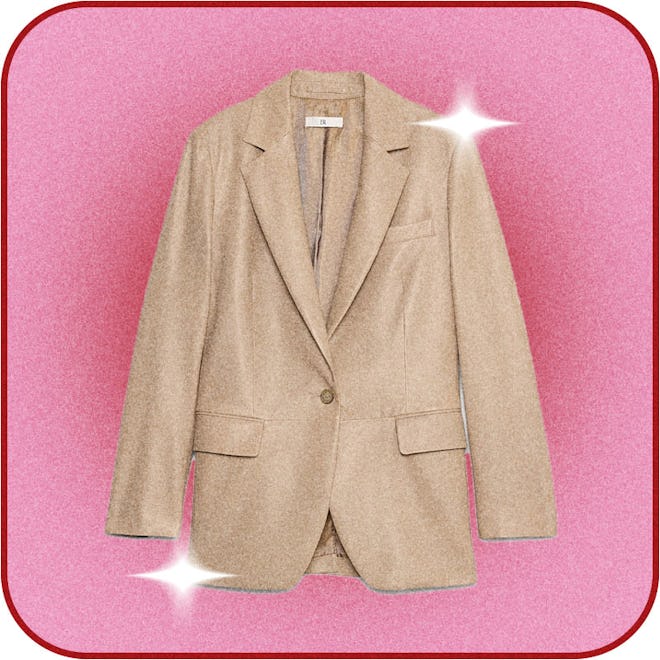 Boyfriend Leather Blazer