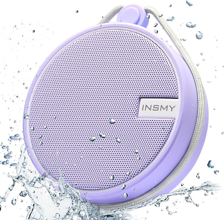 INSMY C12 IPX7 Waterproof Shower Bluetooth Speaker