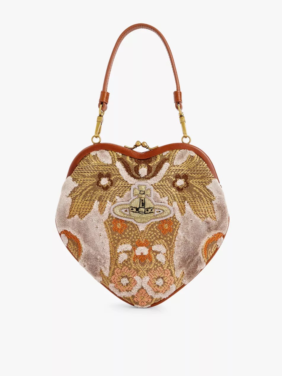 Vivienne Westwood Multicolor Belle Heart Frame Bag