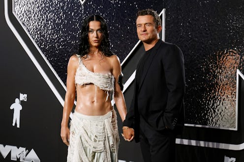 Katy Perry and her fiancé Orlando Bloom.