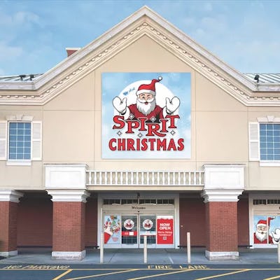 Some Spirit Halloween stores will transform into Spirit Christmas stores this year.