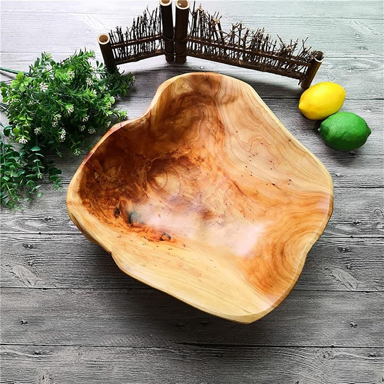 JFFLYIT Wood Bowl