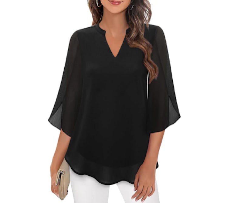 Bebonnie Ruffle Sleeve Top