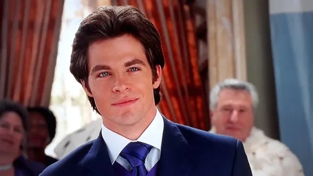 Chris Pine starred as Anne Hathaway's love interest in "The Princess Diaries 2: Royal Engagement."