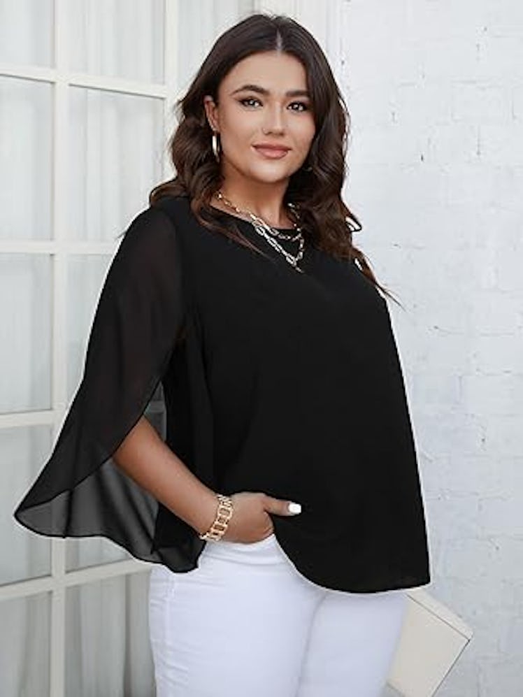 SCOMCHIC Chiffon Blouse