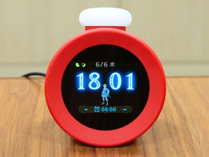 Alarmo with a Zelda theme selected