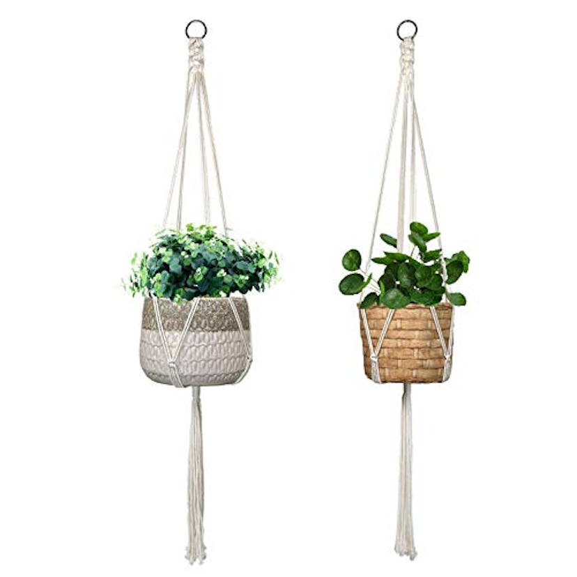 ALLADINBOX Macrame Plant Hangers (2-Pack)