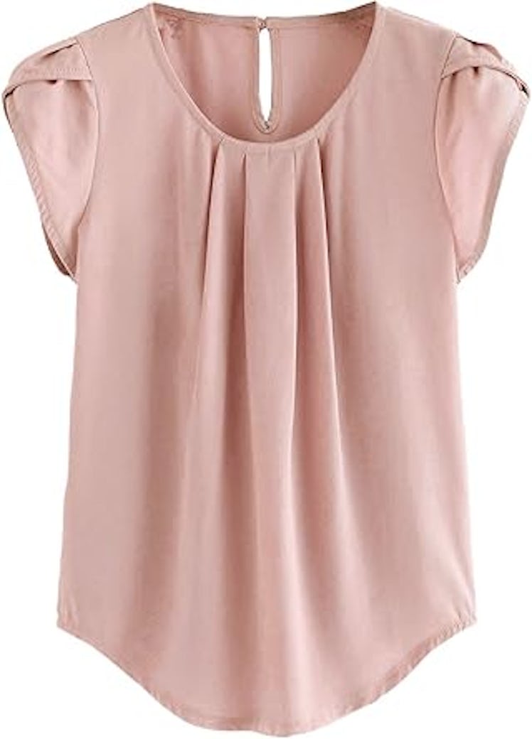 Milumia Cap-Sleeve Blouse