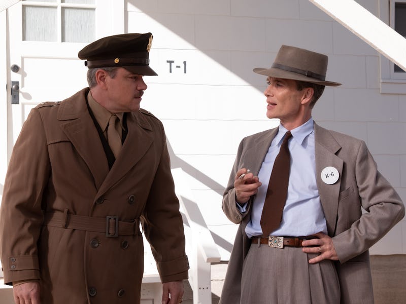 Matt Damon and Cillian Murphy in Oppenheimer