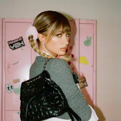 Paris Hilton dressed as Britney Spears for Halloween.