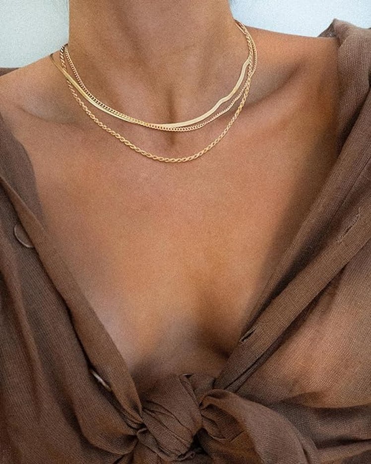 Freekiss Herringbone Chain Necklace