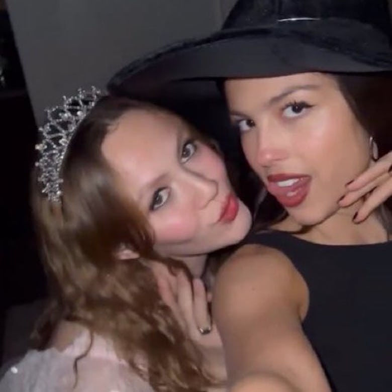 Olivia Rodrigo and Iris Apatow Halloween 2024.