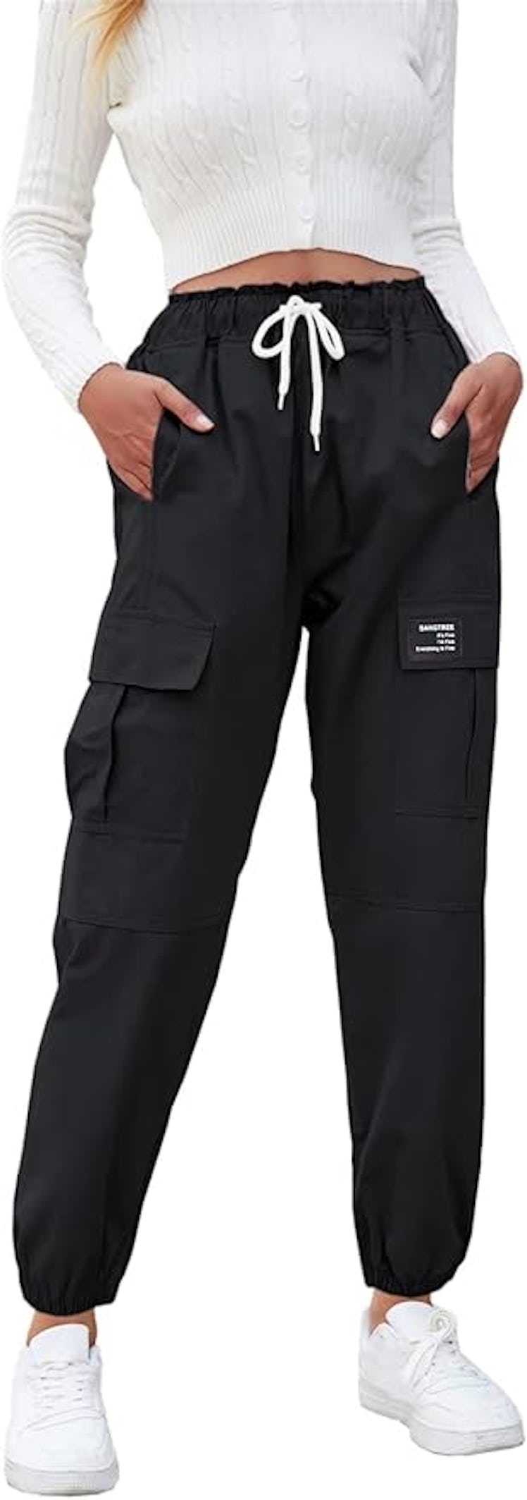 SANGTREE Drawstring Cargo Joggers