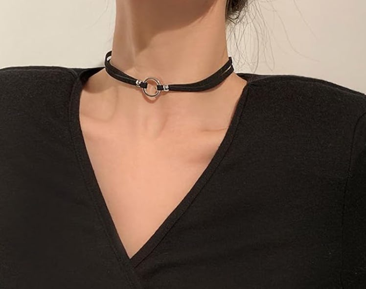 Fesciory Adjustable Velvet Collar Necklace