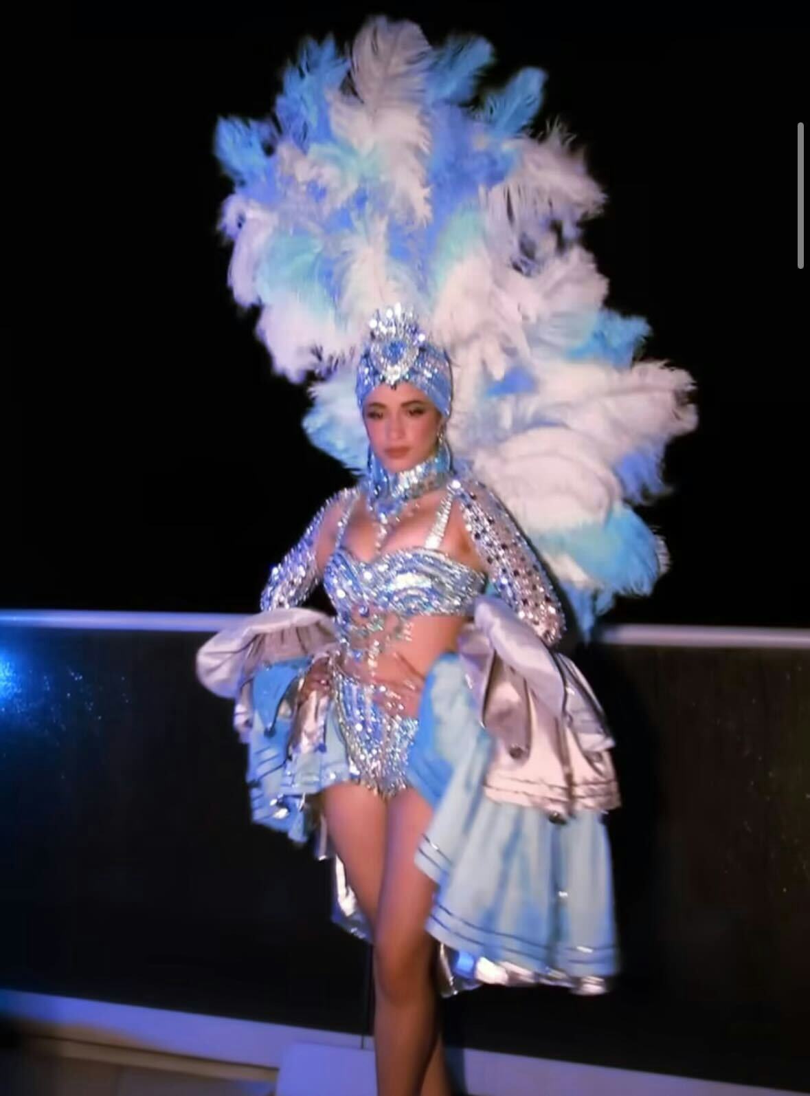 Cabello’s Bedazzled Tropicana Halloween Costume